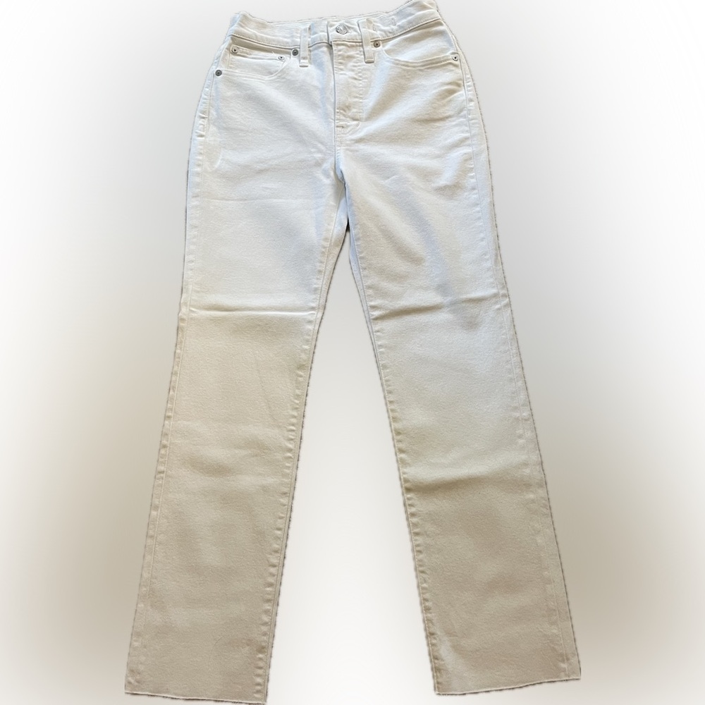 Madewell White “The Perfect Vintage” Jeans